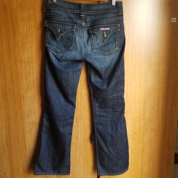 Hudson Dark Wash Elm Mid Rise Boot Cut Jeans Sz 29 - Picture 5 of 7